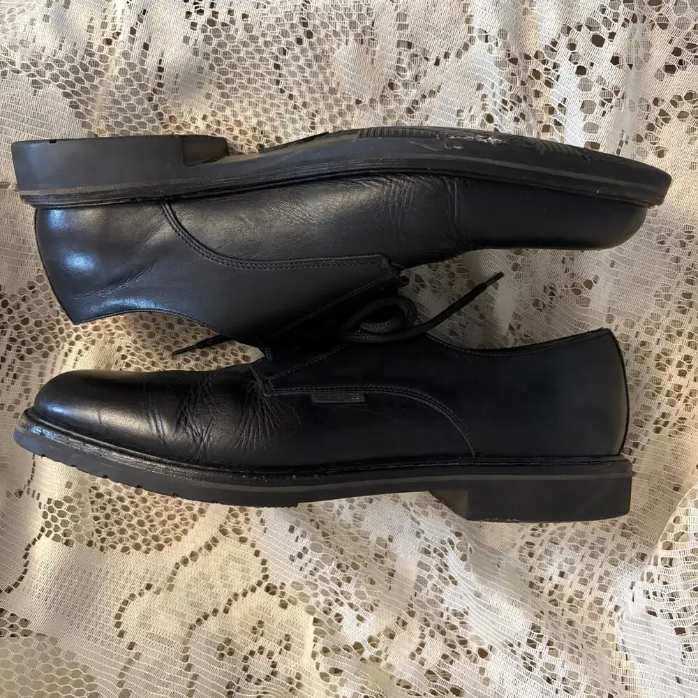 Mephisto Marlon Men's US 11 Black Leather Derby Shoes